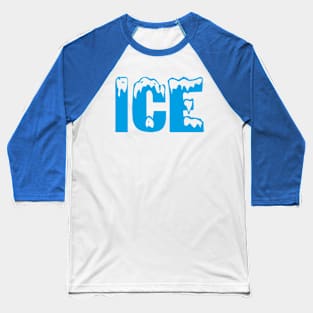 Ice Lazy Halloween Costume Funny Last Minute Men Womens Kids Baseball T-Shirt